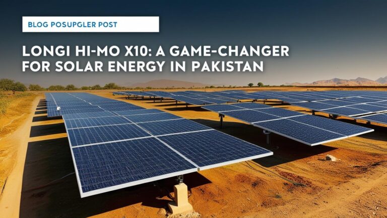 LONGi Hi-MO X10: A Game-Changer for Solar Energy in Pakistan